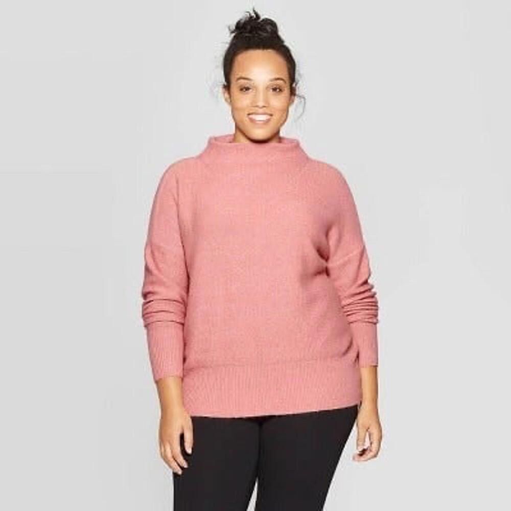 Ava & Viv light pink pullover sweater size 2x
